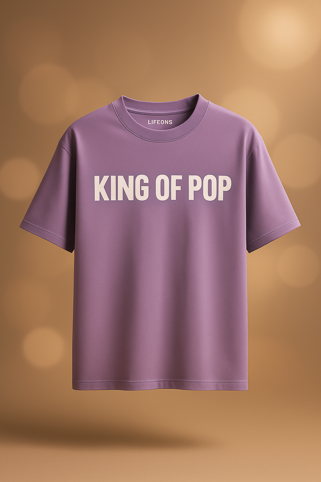 KING OF POP Lavender Oversized Tee (Michael Jackson Edition)