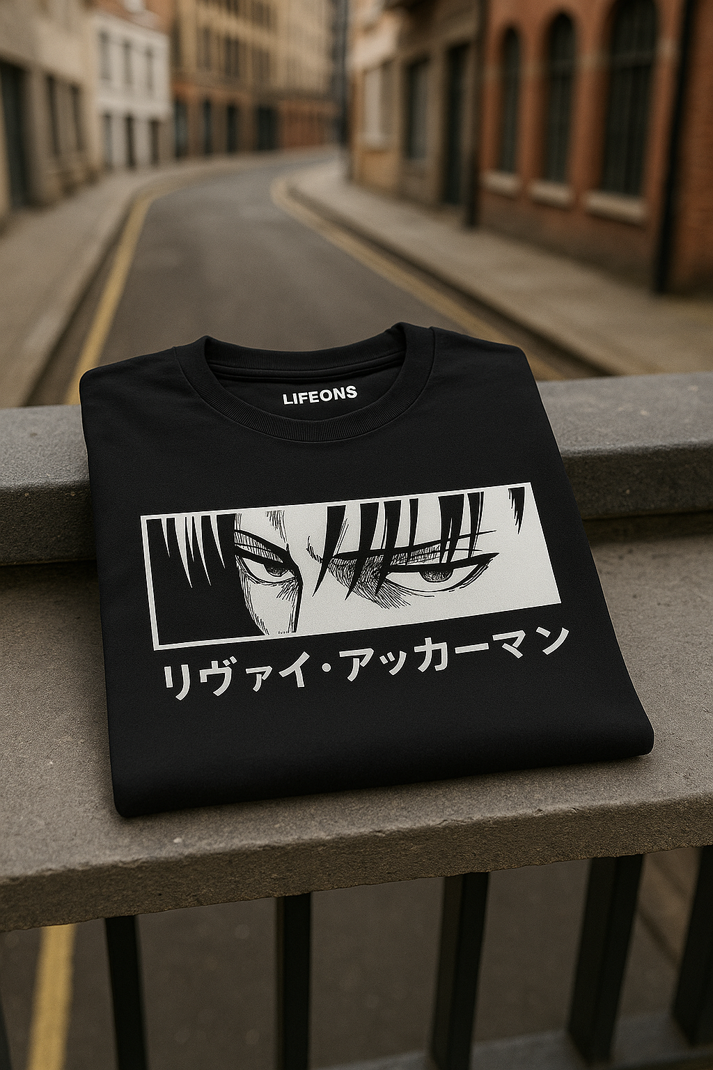 Levi Ackerman Eyes – Oversized Anime Tee