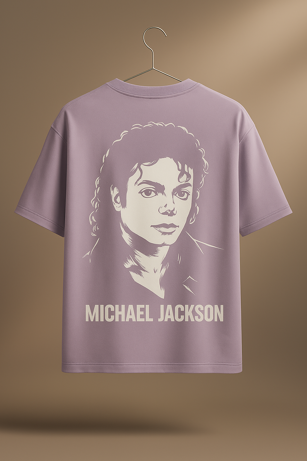 KING OF POP Lavender Oversized Tee (Michael Jackson Edition)